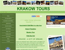 Tablet Screenshot of krakowtours.co.uk